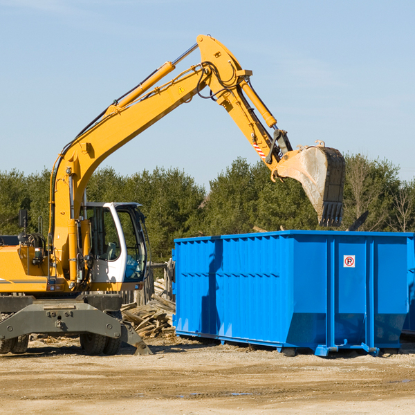 is there a minimum or maximum amount of waste i can put in a residential dumpster in Esparto CA